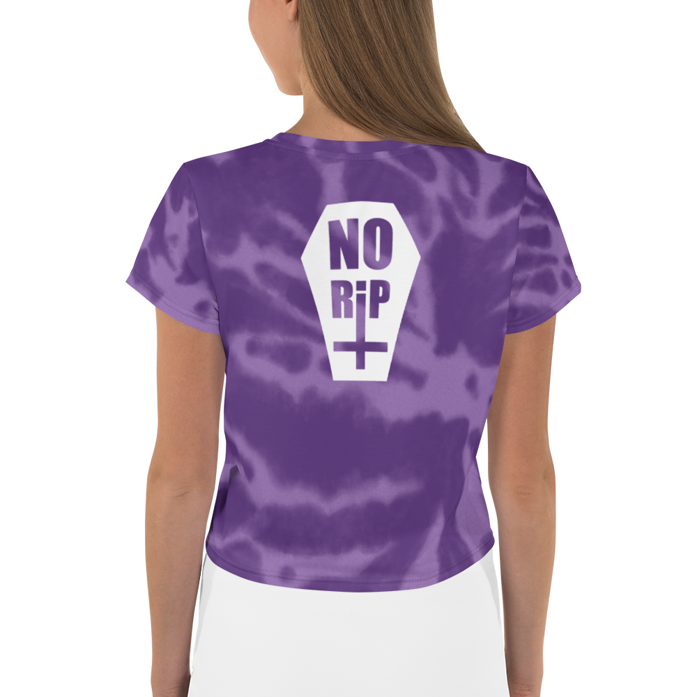 Crop Top Tie-Dye NORIP Dark Purple