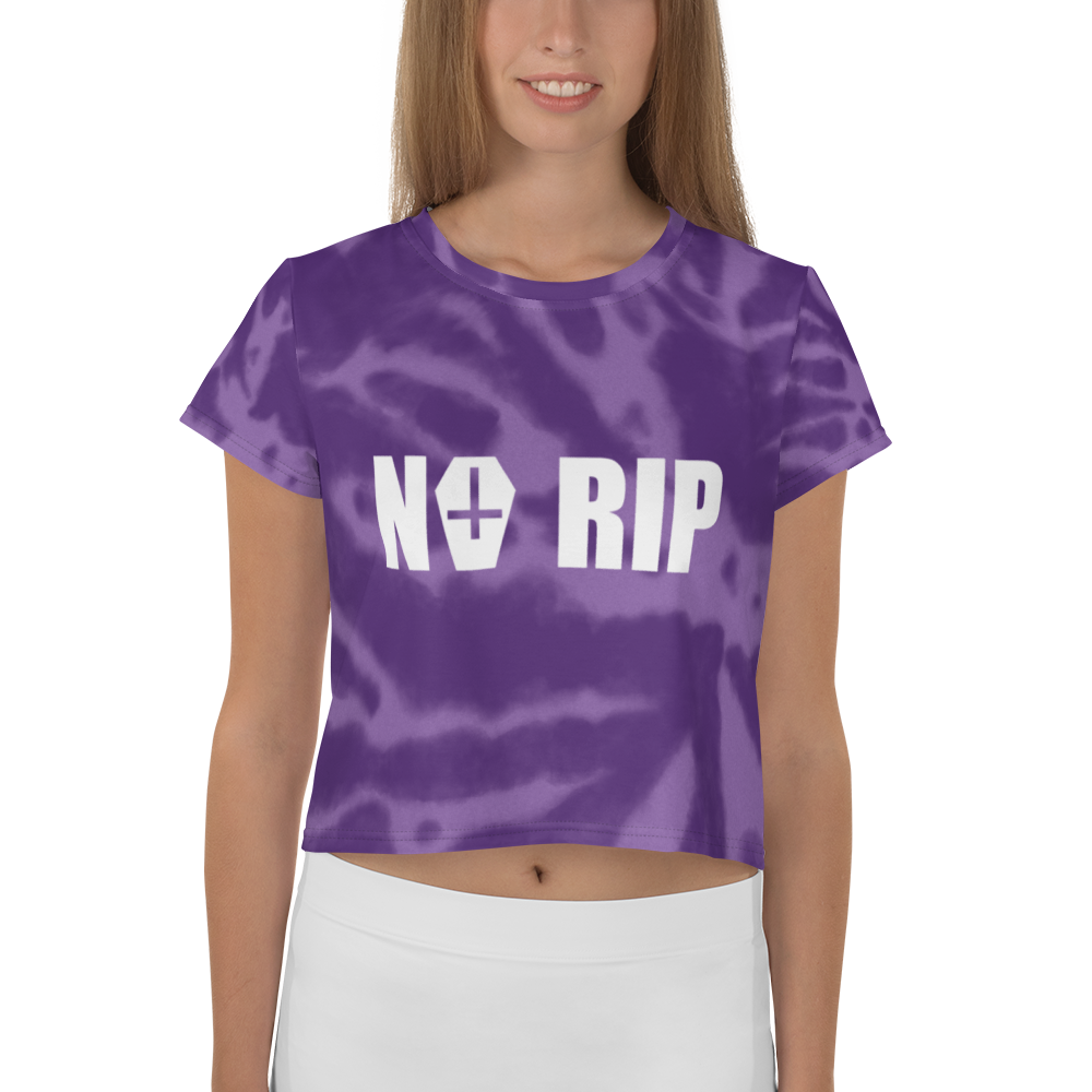 Crop Top Tie-Dye NORIP Dark Purple