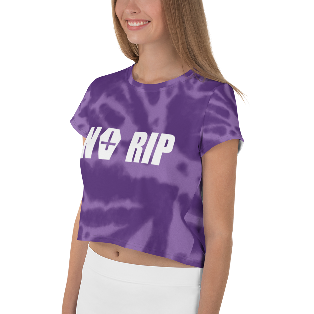 Crop Top Tie-Dye NORIP Dark Purple