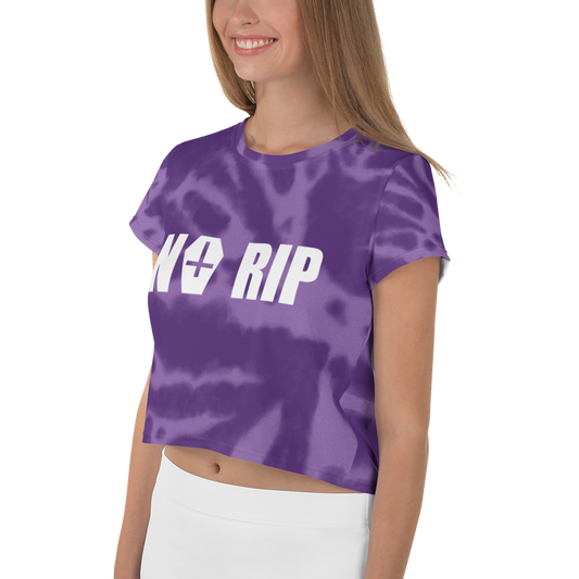 Crop Top Tie-Dye NORIP Dark Purple