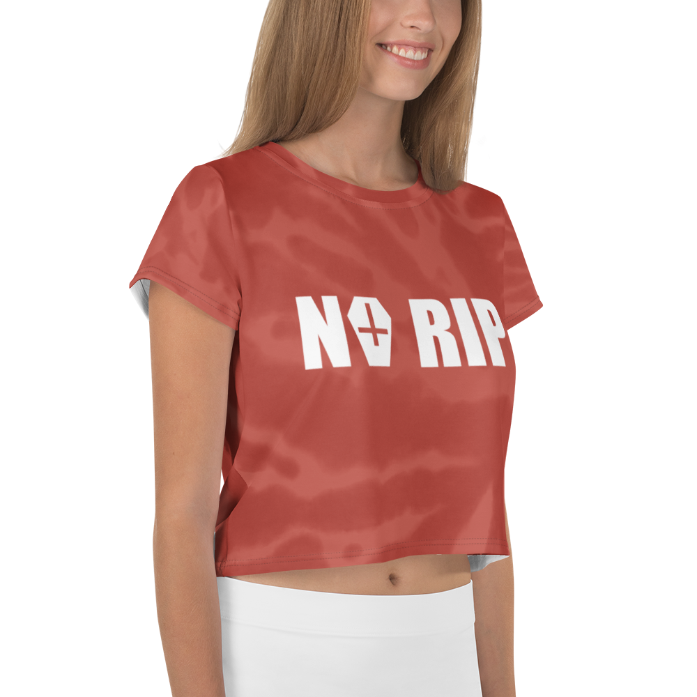 Crop Top Tie-Dye NORIP Dark Red