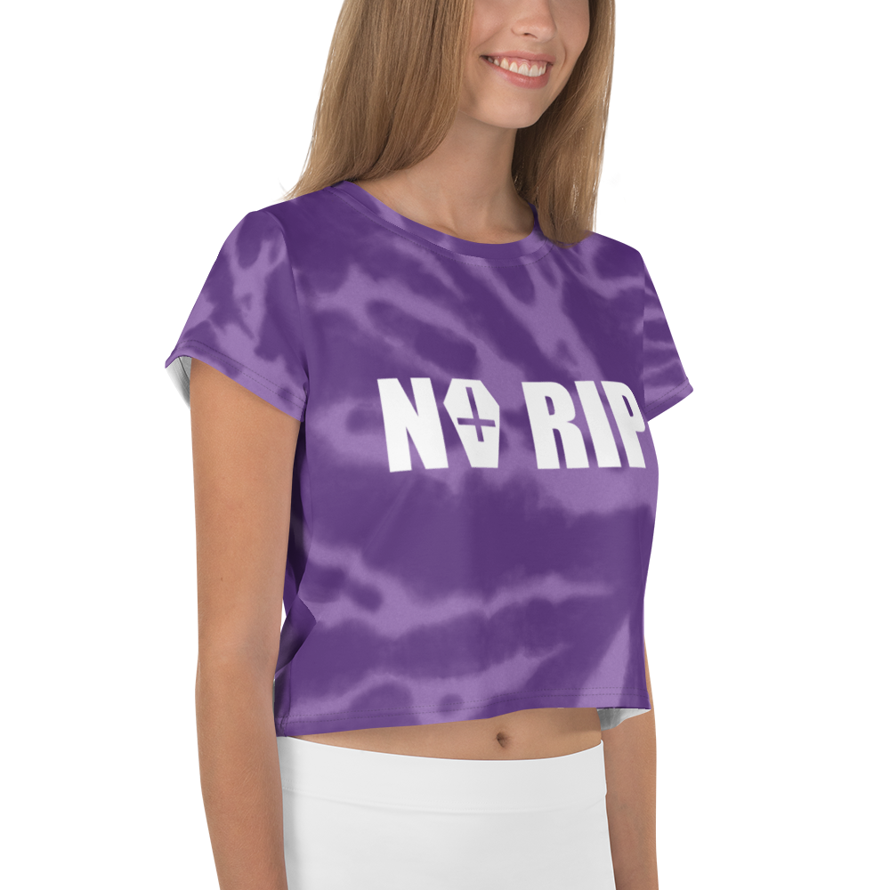 Crop Top Tie-Dye NORIP Dark Purple