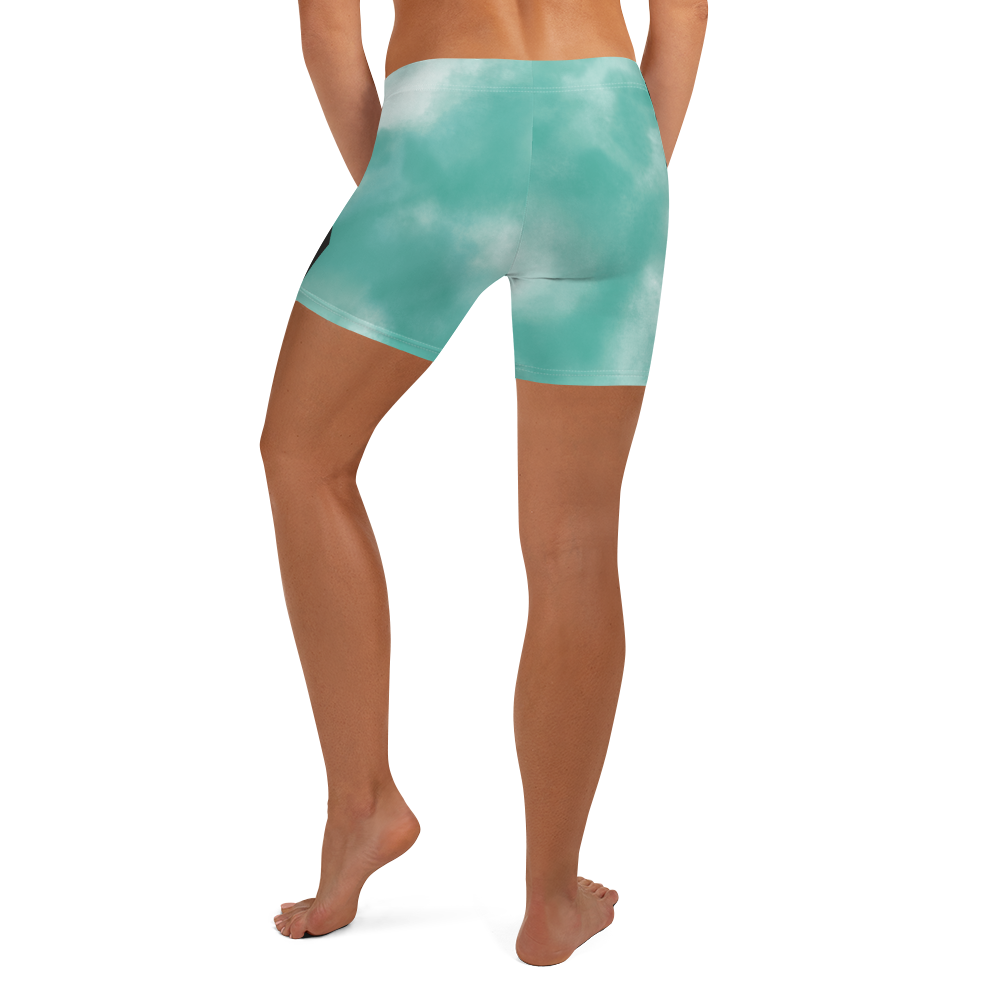 Women's Shorts Tie-Dye NORIP Green